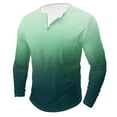 thumbnail image 1 of Blusas y camisas de manga larga con cuello redondo para hombre, estilo casual, cuello redondo, estampado, para fitness, deportes, manga larga, blusa de poliéster., 1 of 4