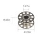 thumbnail image 2 of Speravity Máquina de coser Universal de 10 piezas, bobinas de Metal de repuesto, carretes de almacenamiento de hilo vacío, organizador, Herramientas y ferretería, 2 of 6