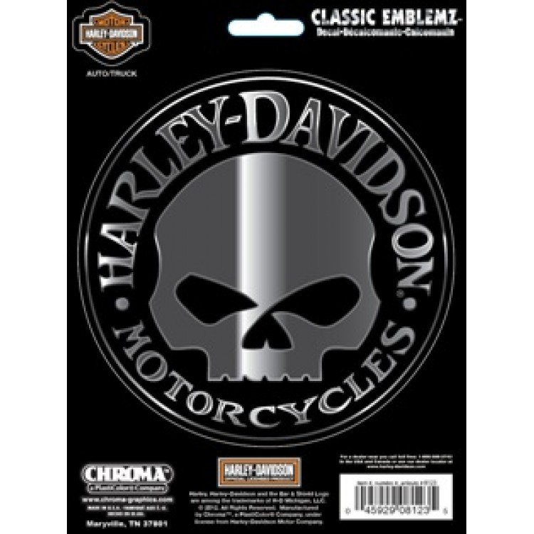 Harley Davidson Willie G. Skull Decal - Walmart.ca