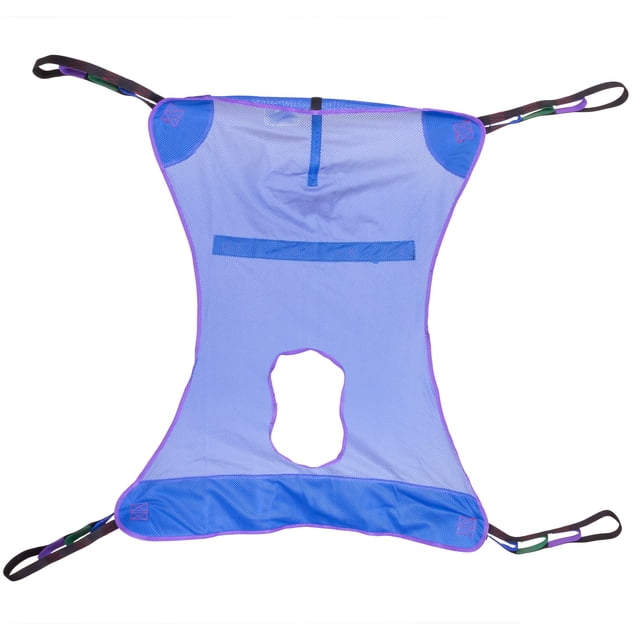 ProBasics Full Body Lift Sling with Commode Opening - Full Body Mesh Patient Lift for Showering & Home Use, Transfer Sling for Elderly & Disabled, Patient Transfer Blanket & Lift Pad Assist Device