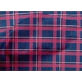 thumbnail image 4 of oneOone Cotton Poplin Royal Blue Fabric Madras Check Sewing Material Print Fabric By The Yard 42 Inch Wide, 4 of 4