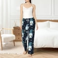 thumbnail image 6 of Lsque Gnome and Snowflakes Print Women's Pajama Pants, Lounge Pant - Comfortable Home Wear,Elastic Waistband, Stylish Design-Small, 6 of 9