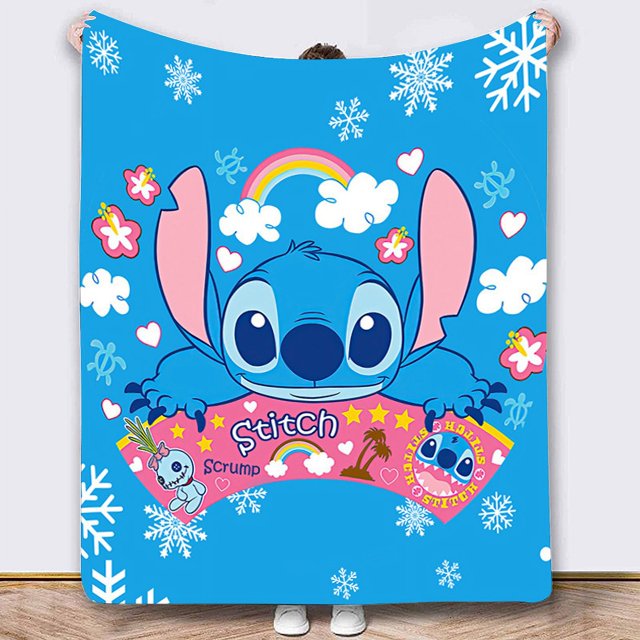 3D Printing, Sewing Flannel Blanket, Cartoon Blanket, Super Soft Blanket, Suitable For Sofa, Living Room