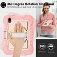thumbnail image 3 of Dteck for iPad Mini 7 (A17 Pro) 2024/ Mini 6 8.3" Case with Pencil Holder Kickstand, Heavy Duty Shockproof Rugged Shoulder Strap Protective Cover,360° Rotate Hand Strap/Stand, Rosegold, 3 of 10