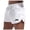 White, variant on Men's Swim Trunks 5 Inch Inseam Quick Dry Bathing Suit for Men with Mesh Lining Pockets Mens Swimming Beach Shorts