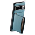 thumbnail image 5 of Allytechgroup Google Pixel 7A Magnetic Back Cover Case with Magnetic Cards Holder, Detachable Cards Slots Retro Leather Case Shockproof Wireless Charging Phone Case for Google Pixel 7A, Blue, 5 of 7