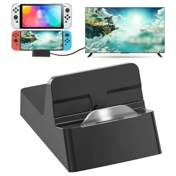 Base de expansión para Nintendo Switch, estación de acoplamiento portátil para TV con puertos de carga 4K HDMI/USB 3.0/USB-C