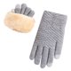 thumbnail image 1 of Guantes de terciopelo de invierno, gruesos y cálidos, para mujer, para exteriores, resistentes al frío, mitones para mujer, 1 of 2