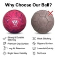 thumbnail image 6 of Vizari Zodiac Soccer Ball | Sizes 3, 4, 5 | Durable Waterproof Synthetic Leather | For Youth & Adults - PINK, 4, 6 of 9
