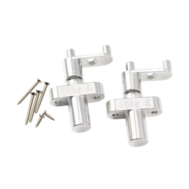 2x bisagras de tocador, bisagras de Cierre Suave, bisagra de puerta de gabinete resistente al desgaste, herrajes para muebles, bisagras de ocultación Par de torsión de 80 kg