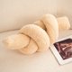 thumbnail image 1 of Nordic Simple Four Leaf Clover Shape Cushion Warm Winter Chair Mat Cuhsion Sofa Decor Khaki Coffee Flower Office Throw Pillowtie40-45cm Deng Xun unisex, 1 of 2