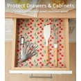 thumbnail image 2 of Cooyes Shelf Liner, Non-Adhesive Waterproof Shelf Paper with Fruit Pattern, Easy to Cut and Durable EVA Cabinet & Drawer Mat for Kitchen (23.6 Inch W x 360 Inch L, Red Cherry), 2 of 5