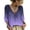 Navy, variant on Women's Polka Dot Top 3/4 Sleeve V Neck Peasant Top Abstract Geometric Print Drawstring Ruffle 3/4 Sleeve Summer Casual Flowy Tops