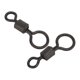 thumbnail image 2 of 50pcs Fishing Barrel Bearing Rolling Swivels High Tensile Strength Stainless Steel Swivels, 2 of 4
