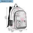 thumbnail image 2 of FORMRS Unisex School Backpack 17" Student Travel Bag with Laptop Compartment, Cartoon Elephant, 2 of 7
