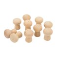 thumbnail image 2 of Tebru Unfinished People Peg,10PCS Wooden Peg Dolls Wear Resistant  Production Log Peg Dolls Wooden Mushroom Unfinished For Colored Drawing,Peg Dolls Unfinished, 2 of 8
