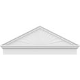 thumbnail image 3 of Ekena Millwork 48"W x 18-7/8"H x 2-3/4"P (Pitch 6/12) Peaked Cap Sunburst Architectural Grade PVC Combination Pediment, 3 of 8