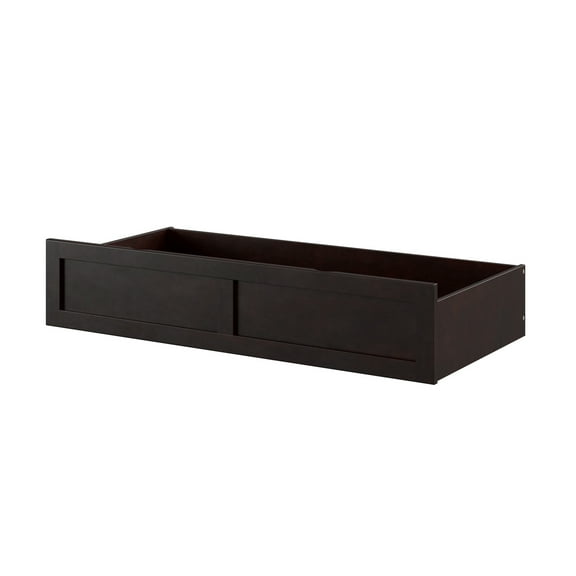 AFI Underbed Accessory Modern Wood Full Foot Drawer in Espresso