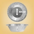 thumbnail image 4 of PLASTICPRO 6'' Inch Round Tin Foil Cake Pans Disposable Aluminum, Freezer & Oven Safe - For Baking, Cooking, Storage, Roasting, & Reheating, Pack of 100, 4 of 4