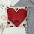 thumbnail image 2 of PHYHOO  Valentines Day Pillow Covers ,Love Heart Decorations Holiday Farmhouse Decorative Pillow Case Decor for Sofa Couch, 2 of 5