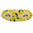 thumbnail image 3 of Garden Art Travel Pillow Neck Rest, Close Up Graphic Lemon Images with Leaves Sour Organic Foods, Memory Foam Traveling Accessory for Airplane and Car, 12", Jade Green, by Ambesonne, 3 of 3