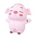 thumbnail image 1 of Coin Bank Angel Pig PVC para ahorrar dinero en casa, 12,5 x 19 x 19 cm, 1 of 2