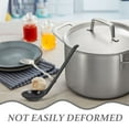 thumbnail image 3 of Raindrops 2Pcs Large Soup Spoon Black Plastic Kitchen Utensil for Commercial Users at Hotel Banquets, 3 of 8