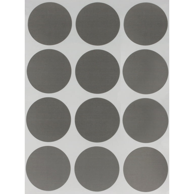 Royal Green Envelope Seal Labels 1.25 inch - Black Sticker Dots in 30mm -  750 Pack