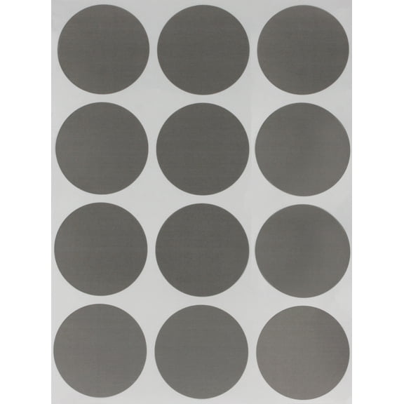 Royal Green 1.5 Large Dots Sticker Sheets for All-Purpose Labels Permanent Adhesive 38mm (1.5 in) - 300 Pack (Gray)