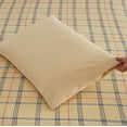 thumbnail image 3 of Clara Clark 6 Piece Burberry Taupe Plaid Microfiber, Full Size - Hypoallergenic, 3 of 4