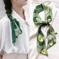 thumbnail image 2 of Bufanda de seda francesa diadema retro feminidad atado bolso cinta serpentina larga diadema lazo accesorios para el cabello 90cm, 2 of 2