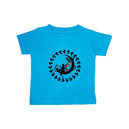 

Inktastic Fairy Silhouette Moon Gift Baby Girl T-Shirt