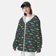 thumbnail image 3 of Balery River Freshwater Fish Sudadera ligera de manga larga con capucha y protección solar UPF 50+ para hombre y mujer, ideal para pesca y running-X-Large, 3 of 7