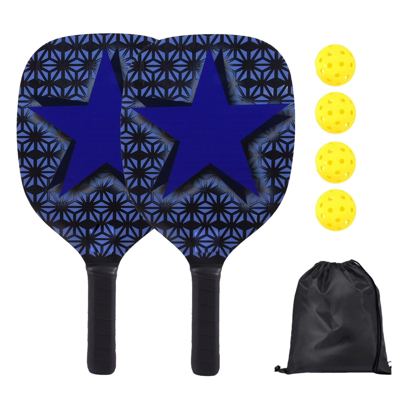 DimyFew Premium Pickleball Paddle Set with Storage Bag, Non-Slip Grip, Comes with 4 Ball