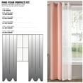 thumbnail image 5 of Mainstays Embroidered Curtain Panels, Set of 4, Blush, 27.5" W x 95" L, 5 of 5