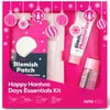 ($16.00 Value) Hanhoo Holiday Blemish Fighter Gift Kit, Toner, Moisturizer, Acne Masks, Blemish Patches, Acne Treatment, 4 Pc Kit