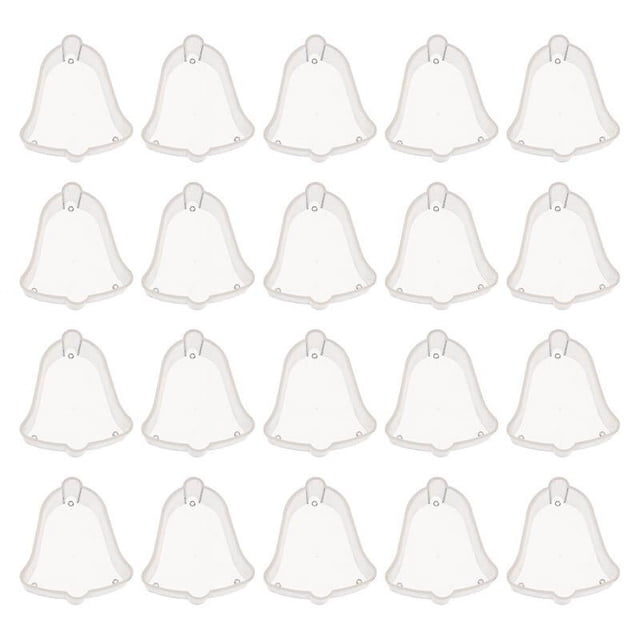 20 piezas portavelas de plástico.