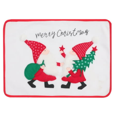 

1pc Xmas Table Mat Christmas Table Mat Xmas Dinner Decorations Xmas Supply