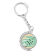 thumbnail image 1 of scatter s art pattern rotatable keyholder disc accessories chain clip, 1 of 3