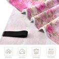 thumbnail image 3 of Quick-Dry Beach Towel 30x60in with Storage Bag, Sand Free Microfiber Towel for Travel, Swimming, Camping Flamingo Love Pink Paradise, 3 of 9