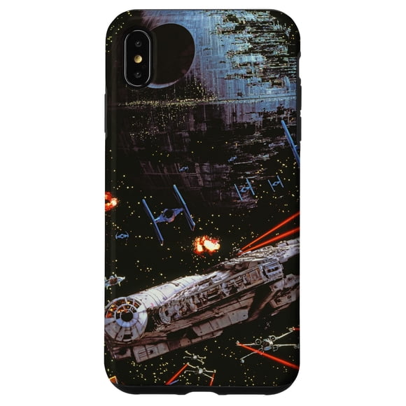 Funda de teléfono STAR WARS Return of the Jedi Death Star II Battle para iPhone XS Max