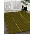 thumbnail image 3 of Ahgly Company Machine Washable Indoor Rectangle Transitional Dark Yellow Green Area Rugs, 5' x 8', 3 of 7