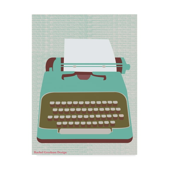 Trademark Fine Art 'Type' Canvas Art by Rachel Gresham