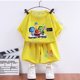 thumbnail image 3 of Conjunto de camiseta de Disney para niños y niñas, ropa de 2 piezas, pantalones cortos de dibujos animados, Camiseta deportiva, chándal de verano, 3 of 5