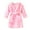 Pink, variant on Utoimkio Toddler Baby Boys Girls Hooded Bathrobe Soft Flannel Bath Robe Long Sleeve Warm Pajamas Dressing Night Gown Sleepwear