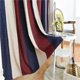 thumbnail image 4 of Cortinas de ojales a rayas de 100 * 250 cm confeccionadas: cortina moderna con de moderno (tela opaca) BLESIY Cenefas de cortina de ventana, 4 of 8