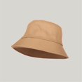 thumbnail image 6 of CoCopeaunts Beach Bucket Hat Unisex Solid Color Foldable Women's Simple Basin Hat Fisherman Hat Men's Beach Fishing Sun Cap, 6 of 8