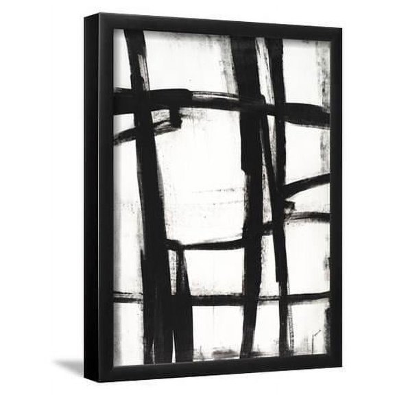 Expessive Silence II, Abstract Framed Art Print Wall Art by Sydney Edmunds