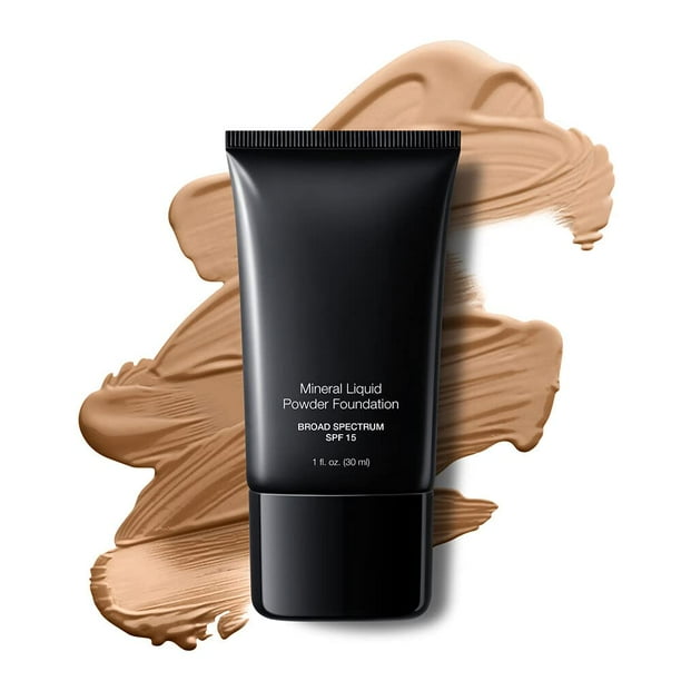 Base JOLIE en polvo líquido mineral SPF 15, 30 ml, color nude claro