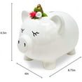 thumbnail image 3 of Isaac Jacobs Ceramic Pigicorn Coin Bank, Cute Piggy Bank, 3 of 5